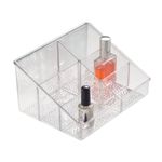 InterDesign Rain Vanity Organizer 1, Clear