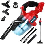 Cordless Vacuum for Milwaukee 18V M18 Battery, 5 in 1 Handheld Electric Vacuum Cleaner with 400W Powerful Motor, 46 CFM Portable Hand Vacuum for Home Pet Hair, Car (Battery Not Included)