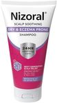 Nizoral Scalp Soothing Dry and Eczema Prone Shampoo, 24 Hour Soothing Care, Ongoing Relief for Dry, Itchy & Flaky Scalps, Get Soft and Silky Hair, Moisturising Care for All Hair Types, 1 x 200ml