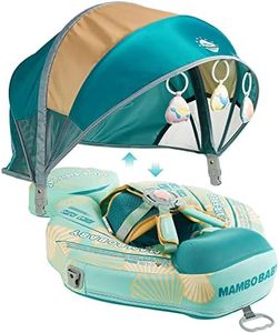 HECCEI Mambobaby Float with Canopy, Add Tail Newest Limited Edition Baby Float (Seashell Green)
