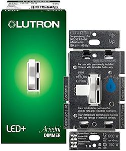 Lutron Ariadni/Toggler LED+ Dimmer | 150-Watt, Single-Pole/3-Way | AYCL-153P-WH | White