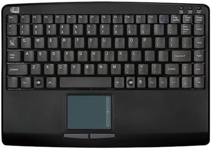 Adesso SlimTouch Mini USB Keyboard with Built-in Touchpad (AKB-410UB)