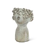 Abbott Collection Home 27-BACI-188-SM Abbott Collection Small Kissing Face Planter