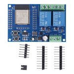 ESP32 2 Channel 5V Relay Module 4M Byte Flash Large Capacity Programmable Relay Board for Secondary Development Learning