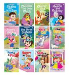 Story Book for Kids - First Reader (Illustrated) (Set of 12 Books) - Phonic stories - Bedtime Stories - 2 Years to 6 Years Old - Read Aloud to Infants, Toddlers