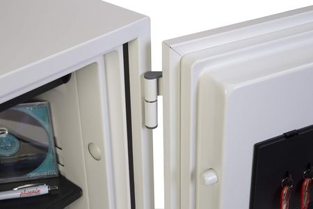 Phoenix Titan Fire & Security Safe – Key Lock, 19L, White, 28kg