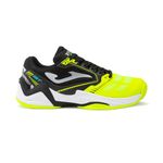 Joma T Set 2301 Men Clay Court Tennis Shoes (Black Lemon Flour) (10)