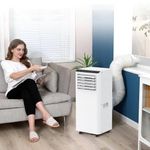 8,000 BTU Portable Air Conditioner,Indoor AC Unit,3-in-1 AC Unit with Cooling, Dehumidifier & Fan, Covers Rooms Up to 350 Sq. Ft., Includes Remote Control, Sleep Mode, Timer & Window Kit,Compact