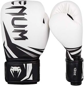 Venum Challenger 3.0 Boxing Gloves - 10oz, White/Black, 10 oz