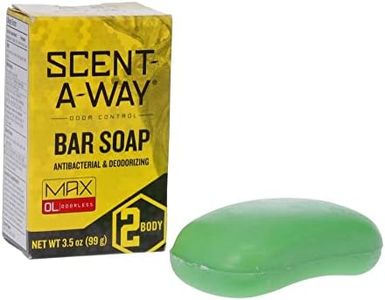 Hunters Specialties Scent-A-Way MAX Bar Body Soap - Hunting Odorless Green Soap Scent Eliminator for Hunters, Trappers, Anglers, and Campers - 3.5 Oz Bar