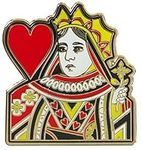 Queen of Hearts - Hard Enamel Pin (
