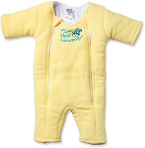 Baby Merlin's Magic Sleepsuit - Microfleece Baby Transition Swaddle - Baby Sleep Suit - Yellow - 3-6 Months