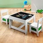 KIDBOT Kids Wood Table & 2 Chairs S