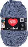 Red Heart E707D.5103 Comfort Yarn, Denim Fleck