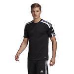 adidas Men's Squadra 21 Jersey, Black/White, L