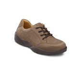 Dr. Comfort Justin Men's Therapeutic Diabetic Extra Depth Shoe: Chestnut Suede 11 X-Wide (3E/4E) Lace