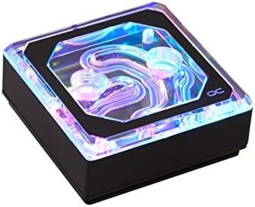 Alphacool Eisblock XPX Aurora Edge CPU Water Block, Digital RGB, Black/Plexi