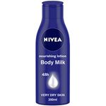 Nivea Nourishing Lotion Body Milk for 48H Moisturization, 200ml