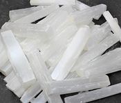 Pachamama Essentials Selenite Crystal Sticks for Healing, Reiki, & Metaphysical Energy Drawing - Available in 2.5 Inches, 4 Inches & 9 Inches (9-10")