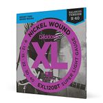 D'Addario EXL120BT Nickel Wound 9-40 Super Light Electric Guitar Strings (Nickel)