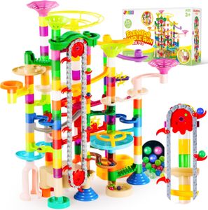 JOYIN Glowing Marble Run Set – 236-Piece STEM Toy for Kids