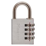 Master Lock 643DWD Set Your Own Password Combination Lock, Aluminum