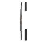 Makeup Revolution, Precise Brow Pencil, Dual Ended Eyebrow Pencil And Spoolie Brush, Fine Tip, Medium Brown, 0.05g