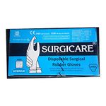 SURGICARE Surgical Sterile Rubber Gloves, 7.5 inch