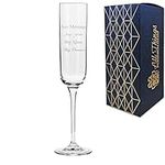 Personalised Engraved 170ml Fusion Champagne Flute Gift Box Wedding Birthday Christmas