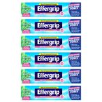 Effergrip Denture Adhesive Cream - 2.4 oz, Pack of 6