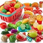 Comirth Pretend Play Food Sets for 