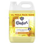 Comfort Sunshiny Days Fabric Conditioner with Stay Fresh technology for 100 days of freshness + fragrance* 160 wash 4800ml, Pack Of 1