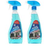 FERROKLEAN General Purpose Cleaner is for cleaning all types of glass, mirrors, TV, refrigerators, laminated furniture and kitchen cabinets(500ml)_Pack of 2