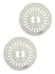 DEXURIES Dryer Spin Cap/Saftey Cover/Spinner Safety Cover/LID for LG 6kg/6.5kg/7kg Semi Automatic Washing Machine Match Size (Size- 9.5Inch/24.5cm) (Pack of 2 Pcs)