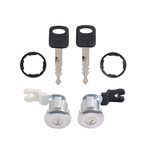 DICMIC Door Lock Cylinder with Key for 1997-2006 Ford E150 E250 E350 F150 F250 F350 Explorer Ranger Replace# XL2Z7821990AC, F87Z7821990BA