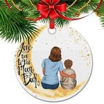 I love You to The moon and back - Baby's Christmas Ornaments - 2024 Christmas Keepsake, Best Gifts for Baby Son Friends Family, Xmas Tree Decoration