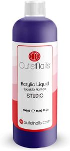 Liquido Acrilico 500ml Studio | Monomero para uñas acrílicas | Secado Medio - Rápido ideal para Centros de Uñas