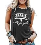 Shania Tank Tops Women Lets Go Girl