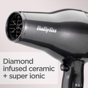 BaByliss Platinum Diamond Hair Dryer – Powerful Salon Performance