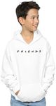 Friends Boys Text Logo Hoodie White 9-11 Years