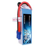 Gens ace 4S Lipo Battery 14.8V 2200mAh 45C Lipo Battery with EC3 Plug for RC Drone RC Airplane RC Drone RC Helicopter