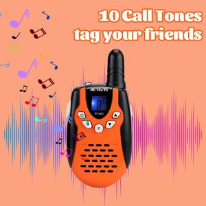 Retevis Kids Walkie Talkies, Orange – RT602 Two-Way Radios