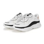 YOHO Chunky Sneakers for Women | Cushioned Insole | Anti-Skid | Casual Shoes White