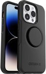 OtterBox Otter + Pop Symmetry Series Shockproof and Drop Proof Mobile Phone Protective Case for iPhone 14 Pro, Black