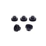 DollaTek 5PCS M1 5mm 18T 19T 20T 21T 22T steel metal Pinion Engine Gear for Rc Car 1/8 Brushed Brushless Motor