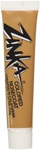 Zinka Colored Nosecoat Zinc Oxide Based Water Resistant 2 Pack Bundle 0.6 Ounce Tube - Flesh