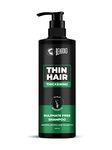 Beardo Thin Hair Thickening Sulphate free Shampoo, 200 ml | Keratin Shampoo for men | Sulphate and Paraben Free Shampoo | Biotin & Saw Palmetto For Strong & Thick Hair