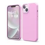 elago Compatible with iPhone 14 Case, Liquid Silicone Case, Full Body Protective Cover, Shockproof, Slim Phone Case, Anti-Scratch Soft Microfiber Lining, 6.1 inch (Hot Pink)