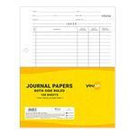 Navneet Youva | Journal Paper for School and Office Executives | 22cm x 28cm | Both Side Ruled | 100 Sheets | Pack Of 1