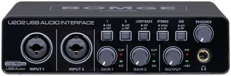 BOMGE U202 USB Audio Interface with